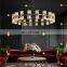 Hengzhi Modern K9 Crystal Lights ARCACHON LED ROUND CHANDELIER 36