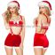 Wholesale Sexy Fashion Cheap Christmas Party Dress Hot Sweet Santa Christmas Costume