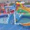 inflatable water park inflatable big water slide with pool