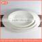 restaurant oval plate ceramic strengthen porcelain durable porcelain modern design different size soup plate