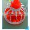 Feeding pan system for poultry farm equipment