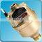 Plastic and brass body volumetric water meter