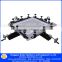 Full set Manual floor standing double carousel 6 color 6 print bed screen printing equipment