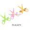 KA079 butterfly plastic scissors for kids gambar alat perkakas