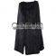 QD80555 Woman Plus Size Knit Mink Fur Long Vest Gilet With Bigger Armhole