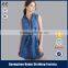 Factory wholesales Fashion Women's Retro Denim Jean Long Dress