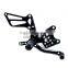 ARS-K1 Top Quality CNC alloy Aluminium Adjustable Motorcycle Foot Rests for Suzuki GSX-R750/600