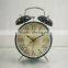 Cartoon Retro Standing metal mini classical black paris bell table clock