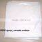 Disposable white LDPE apron