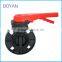 BOYAN wholesale price plastic upvc water butterfly valve