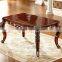 Antique Indian Wooden Inlay Dining Room Furniture 6 Person Marble Wooden Top Laminted Table