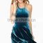 European latest design women fashion prom dress one piece ladies dress