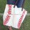 Sporty Canvas Softball Basedball Basketball Soccer Totes