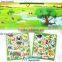 wholesale custom Magnetic theme bookfor kids' cognitive ability( Ocean, supermarket, animal,zoo, etc)