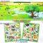 wholesale custom Magnetic theme bookfor kids' cognitive ability( Ocean, supermarket, animal,zoo, etc)