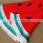 watermelon shaped round beach towel with low price