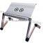 LOW PRICE Aluminum alloy Versatile folding Laptop Stand General Use laptop computer table