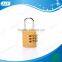 AJF New Arrival Top Security 3 Digits Colorful Aluminium Combination Coded Lock