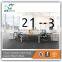 Modern MDF customized office furniture desk for 6 people KD-10