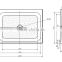 cUPC portable shower tray,american standard shower base,flat shower base