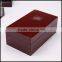 Red wine storage boes painted wooden flip display special packing bo customized wholesale sales