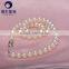 8-9mm white Natural Freshwater Pearl Necklace Nearly Round for wholesale