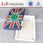 Union Jack printed fashion designed shawl flat pack custom clothes packaging boxes