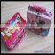 2015 High quality cute candy tin can with plastic handle and locks