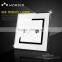 2015 NEW design British standard TEL and TV wall socket White color