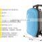 light blue hard travel scooter bag