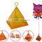 Triangular pyramid balloon accessory box