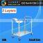 Multifunctional Stainless Steel Two-Layers Food Service Carts With Wheels And Dining Cart