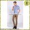 Fashion Non-Iron Short Sleeves Check Shirts For Men