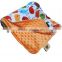 2016 Hot Sale Orange Digital Print Fleece Minky Blanket For Your Kids