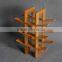 Wholesale space saving wine rack bamboo wine holder