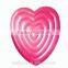 Love shape sweet round inflatable air mattress