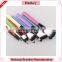 2016 new and popular colorful handle 10pcs nylon hair travel kit Makeup brush set