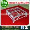Factory directly Transparent plexiglass wedding stage tempered glass stage acrylic stage