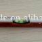 Heavy duty cast aluminium spirit level for scaffold use
