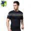 Mens Body Shaper Quick Dry Short Sleeve 391 BU Fixgear Shirt Navy Blue Tights Men T-shirt Men Running