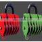 drop forged hardware alloy steel/carbon steel lifting hoist six wheel close link type steel lifting hoist pulley block