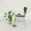 TDC-173-2 QVB JIANDE TONGDA BENTWOOD BEECH VENEER stackable METAL CHROME PLATED ARMREST OFFICE CHAIR