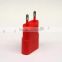 custom acceptable dual USB chargers adapter forall smartphone charger 9v