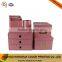 Drawer Gift Box Cardboard Drawer Storage Box Paper Sliding Drawer Box 3 Layer