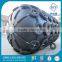 Pneumatic marine rubber fender with tyre net