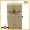 2015 Natural Wood Good Quality Handmade Unfinished Wooden Wine Box