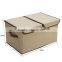 Like-linen Nonwoven Fabric Cardboard Folding Storage Bin