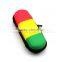 hotsale Red/green/yellow three bars ego ce4 zipper case zipper pencil case