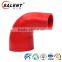 32mm>19mm(1-1/4''>3/4'')90 Degree Elbow Reducing Red Silicone Hose