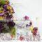 Sparkling jewel on cap cosmetic container gel nail polish bottle